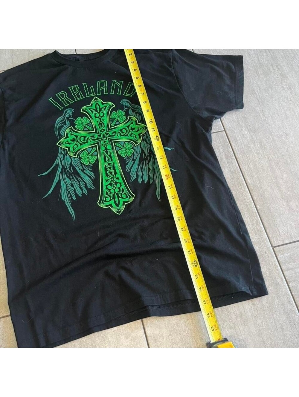 Y2K style Ireland cross tee - Picture 5 of 6